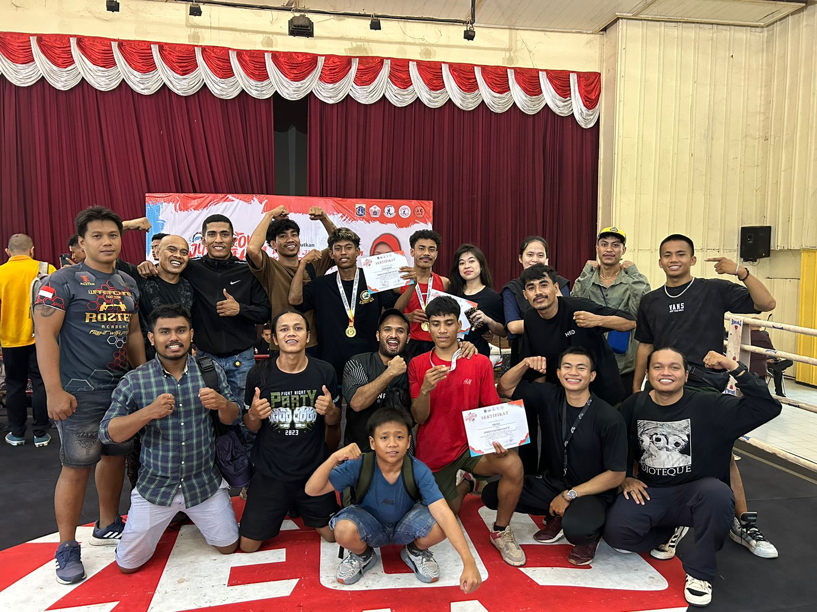 Baru di lantik 2 minggu Cabor Muaythai Jakarta Pusat sudah menghasilkan 2 emas dan 1 perunggu